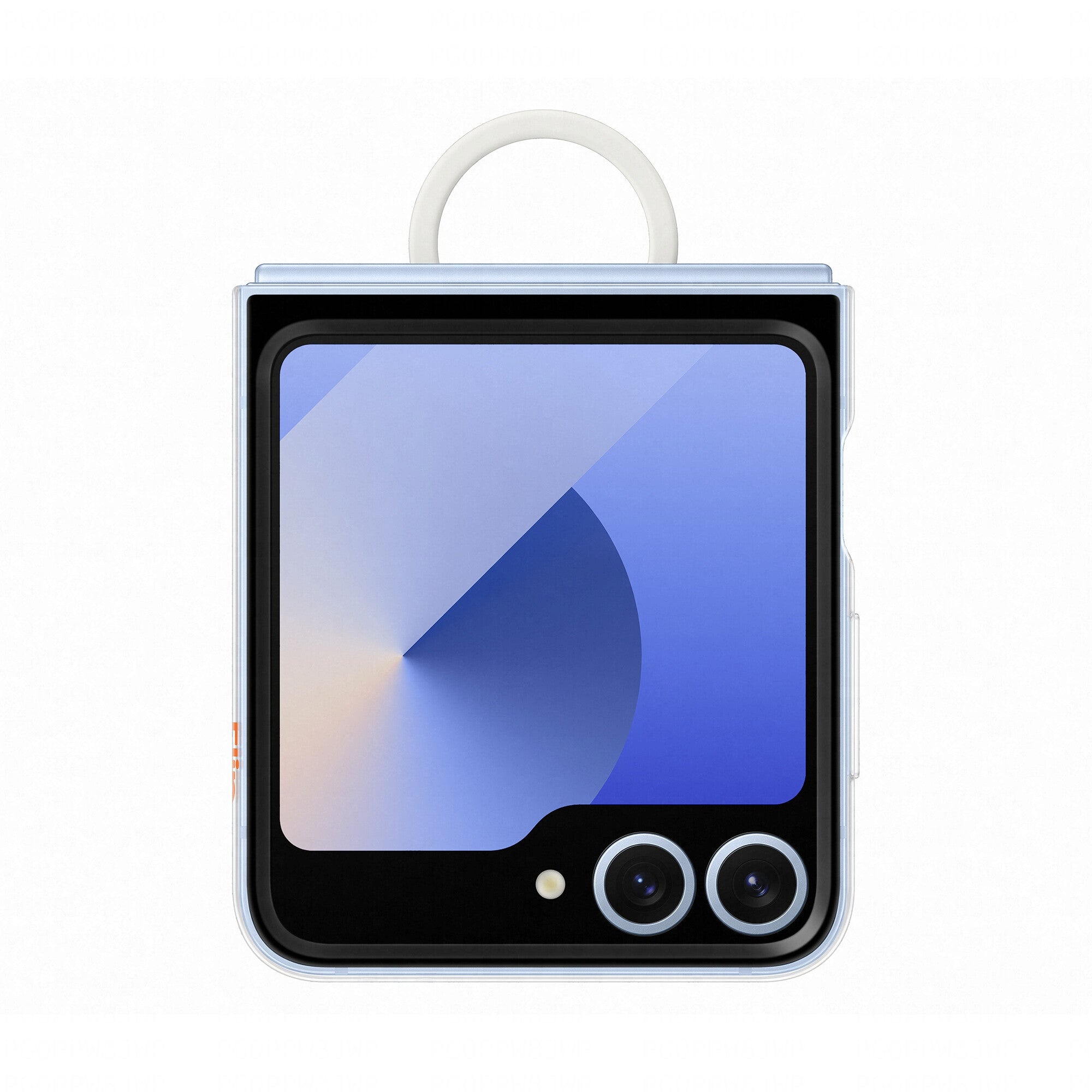 Samsung Clear Case with Ring for Z Flip6 in Transparent