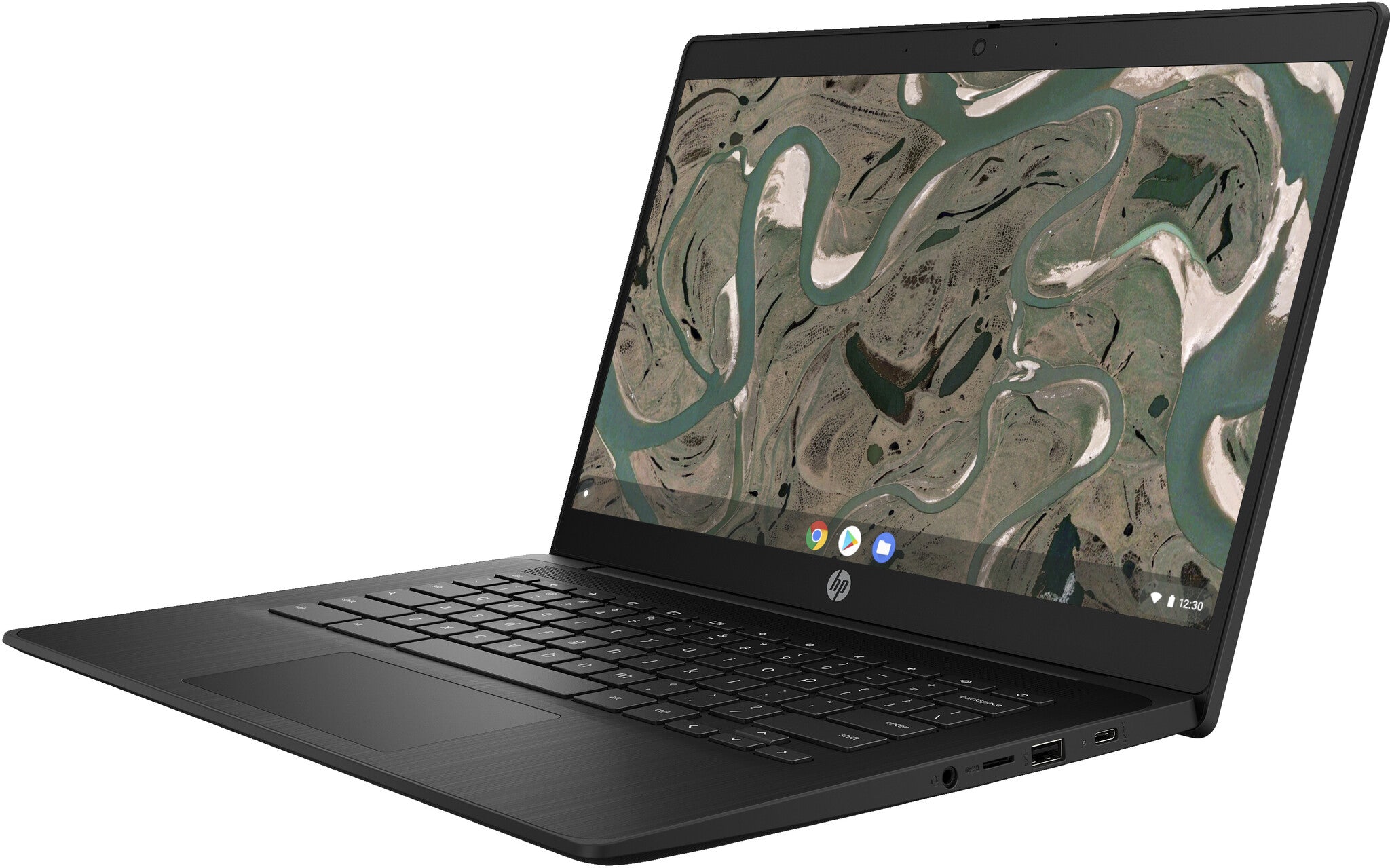 HP Chromebook 14 G7 - 35.6 cm (14") - Intel® Celeron® N5100 - 8 GB LPDDR4x-SDRAM - 32 GB eMMC - Wi-Fi 6 - ChromeOS - Black