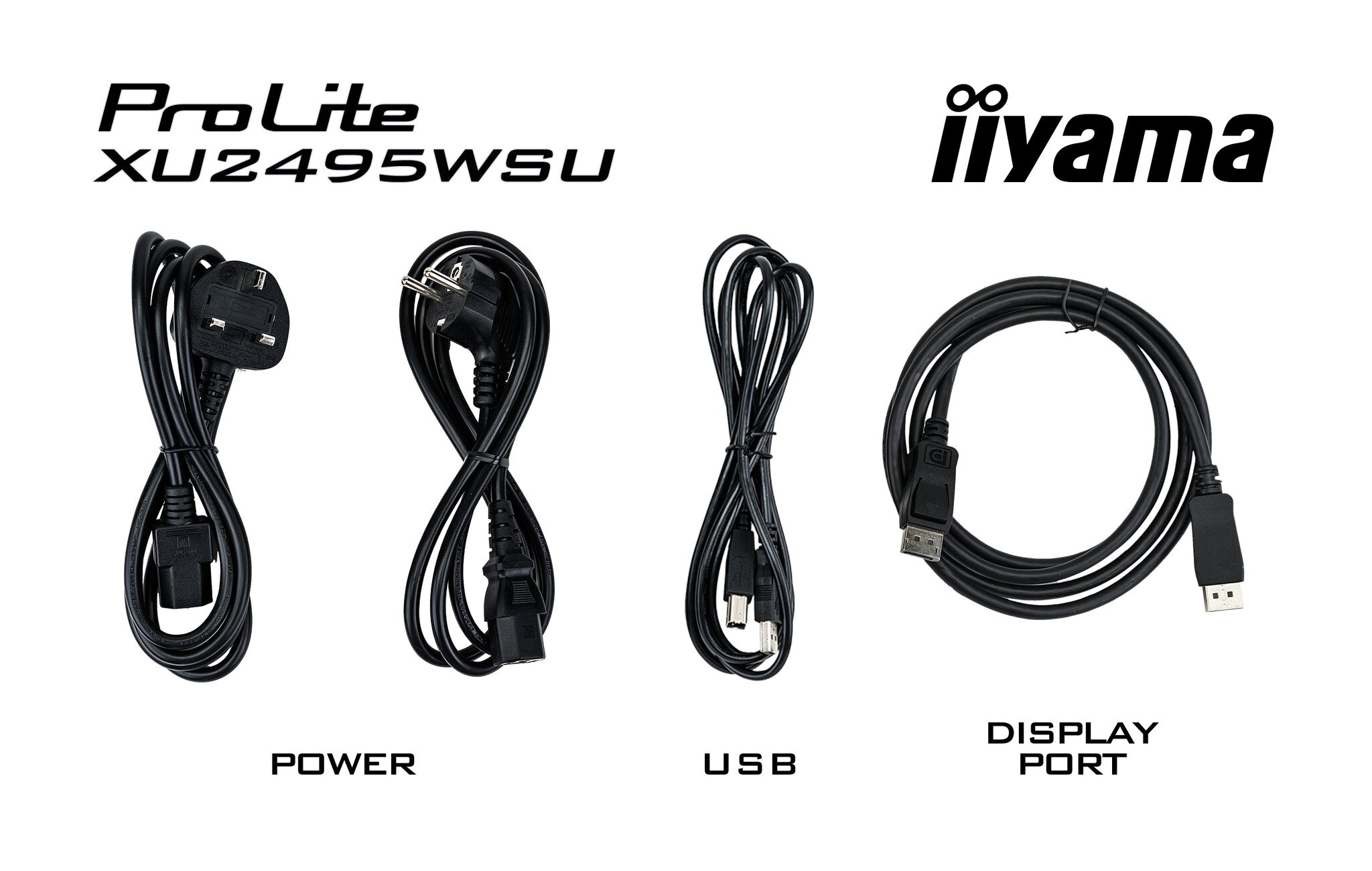iiyama ProLite XU2495WSU-B7 - 61 cm (24") - 1920 x 1200 pixels 4K UHD LED Monitor