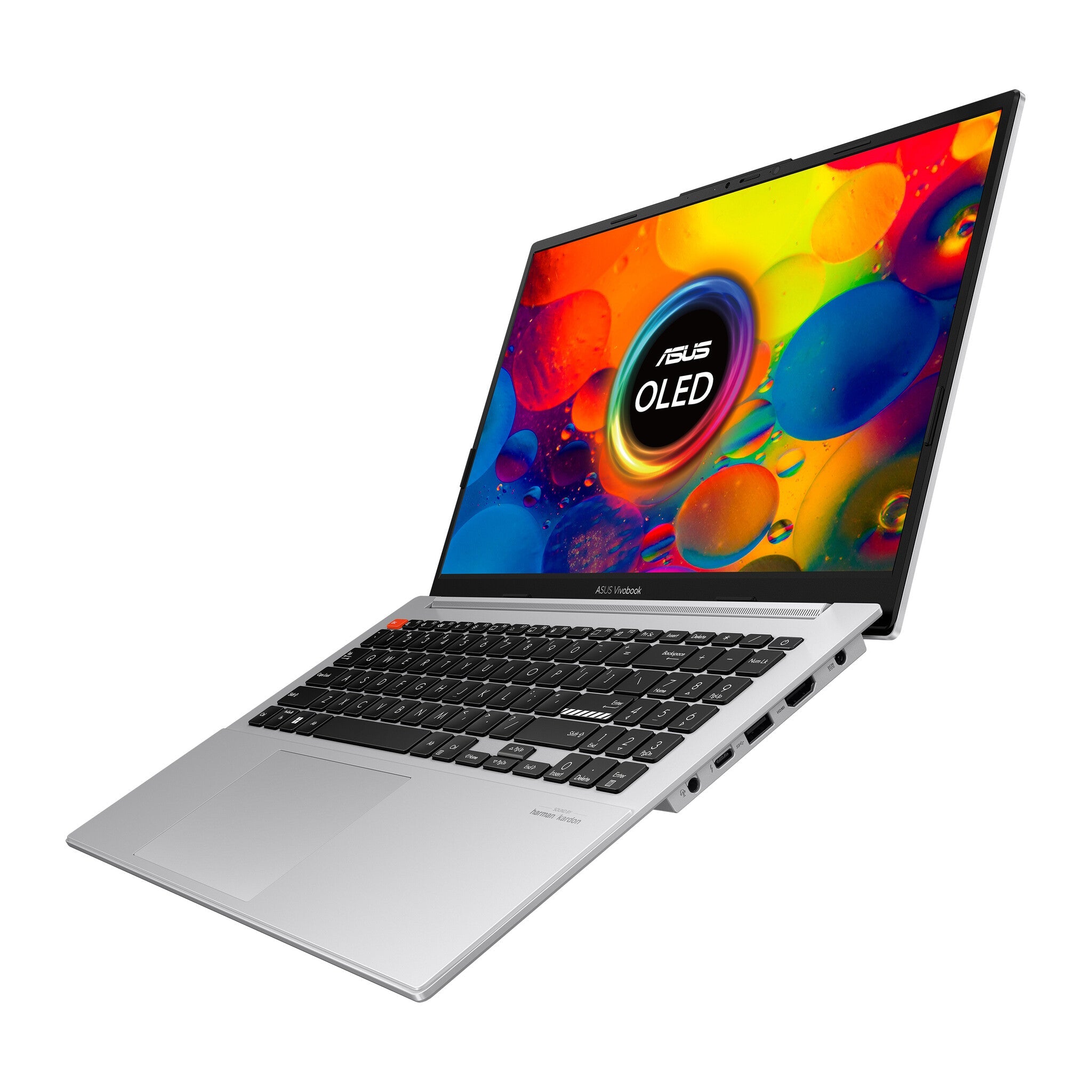 ASUS Vivobook S 15 OLED Laptop - 39.6 cm (15.6") - Intel® Core™ i5-13500H - 16 GB LPDDR5-SDRAM - 512 GB SSD - Intel Arc A350M - Wi-Fi 6E - Windows 11 Home - Silver