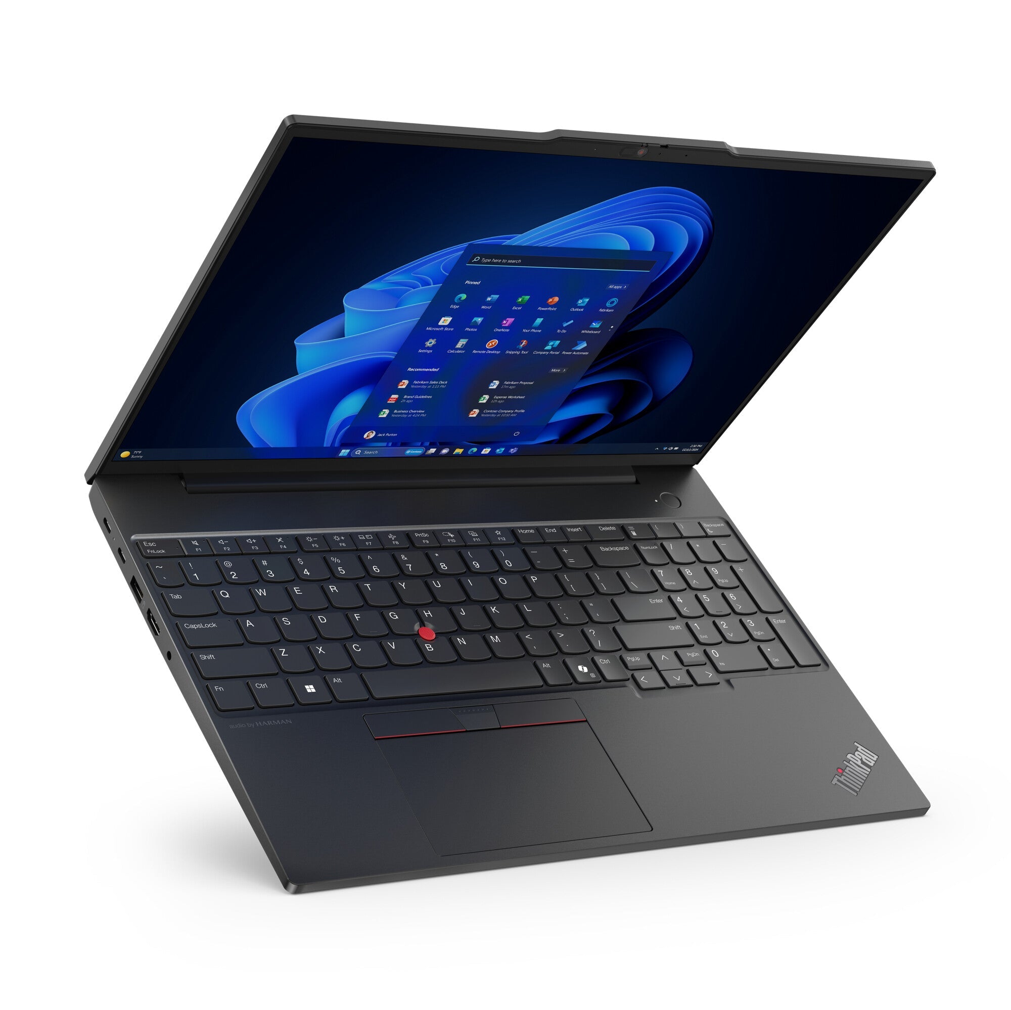 Lenovo ThinkPad E16 Laptop - 40.6 cm (16") - AMD Ryzen™ 5 7535HS - 16 GB DDR5-SDRAM - 256 GB SSD - Wi-Fi 6E - Windows 11 Pro - Black