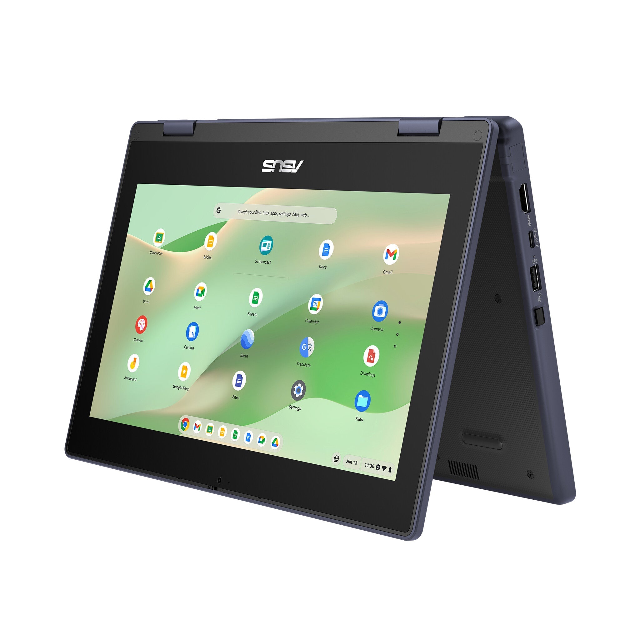 ASUS Chromebook CZ11 Flip - 29.5 cm (11.6") - Touchscreen - MediaTek Kompanio 520 - 4 GB LPDDR4x-SDRAM - 64 GB eMMC - Wi-Fi 6 - ChromeOS - Grey