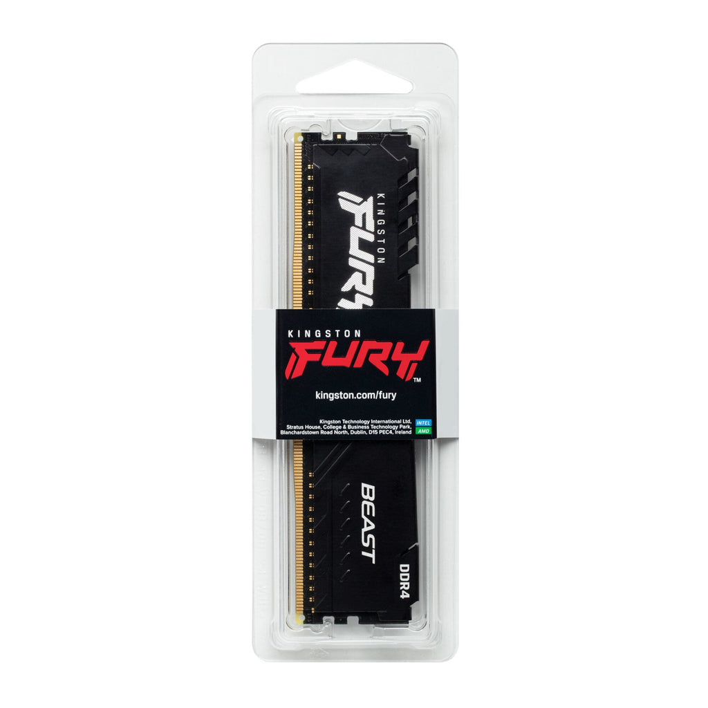 Kingston Technology FURY Beast Black - 8 GB 1 x 8 GB 3200MT/s DDR4 memory module