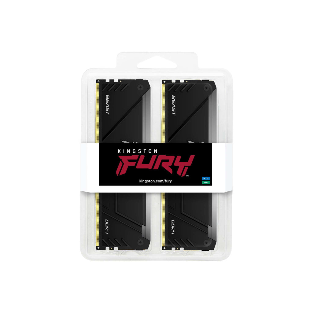 Kingston Technology FURY Beast RGB - 32 GB 2 x 16 GB 3600MT/s DDR4 memory module