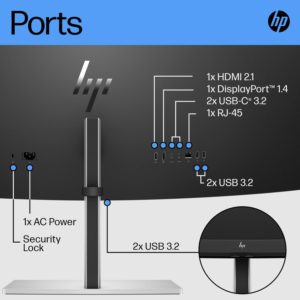 HP E45c G5 - 113 cm (44.5") - 5120 x 1440 pixels DQHD LCD Monitor