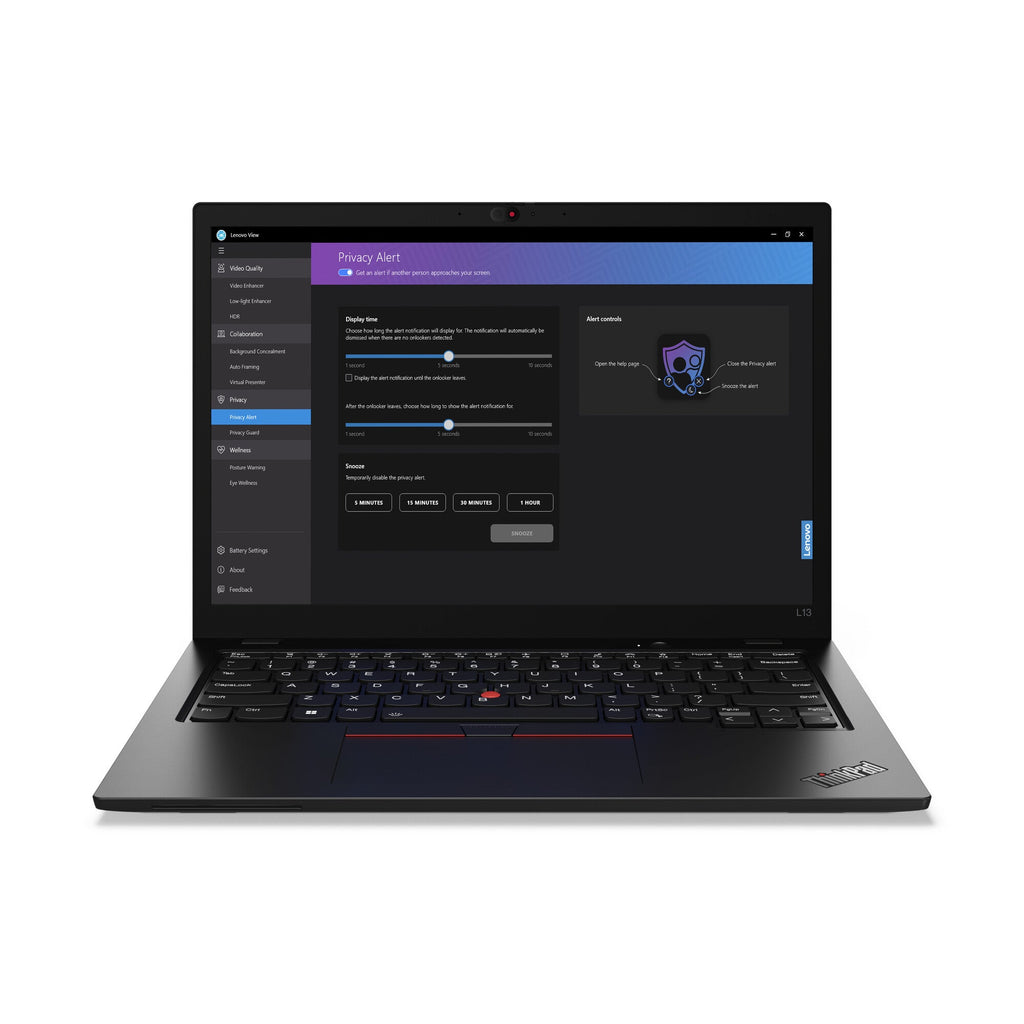 Lenovo ThinkPad L13 Laptop - 33.8 cm (13.3") - Intel Core Ultra 7 155U - 16 GB LPDDR5-SDRAM - 512 GB SSD - Wi-Fi 6E - Windows 11 Pro - Black