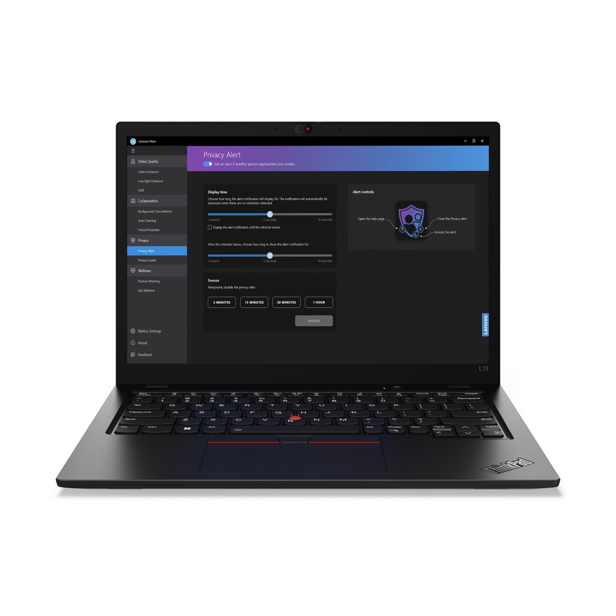 Lenovo ThinkPad L13 Laptop - 33.8 cm (13.3") - Intel Core Ultra 7 155U - 16 GB LPDDR5-SDRAM - 512 GB SSD - Wi-Fi 6E - Windows 11 Pro - Black