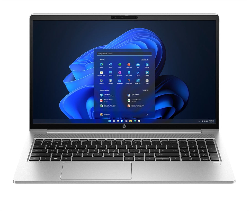 HP ProBook 450 G10 Laptop - 39.6 cm (15.6") - Intel® Core i3-1315U - 8 GB DDR4-SDRAM - 256 GB SSD - Wi-Fi 6E - Windows 11 Pro - Silver