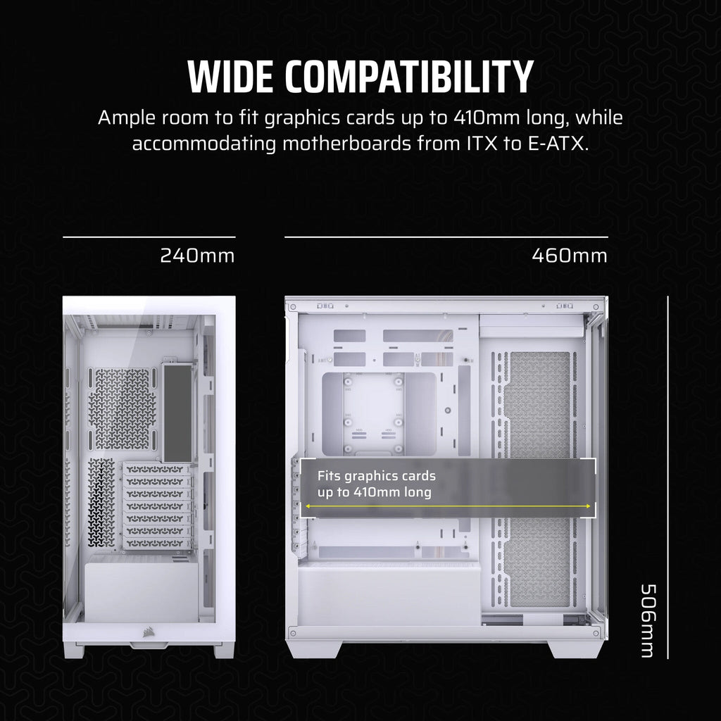 Corsair 3500X - ATX Mid Tower Case in White