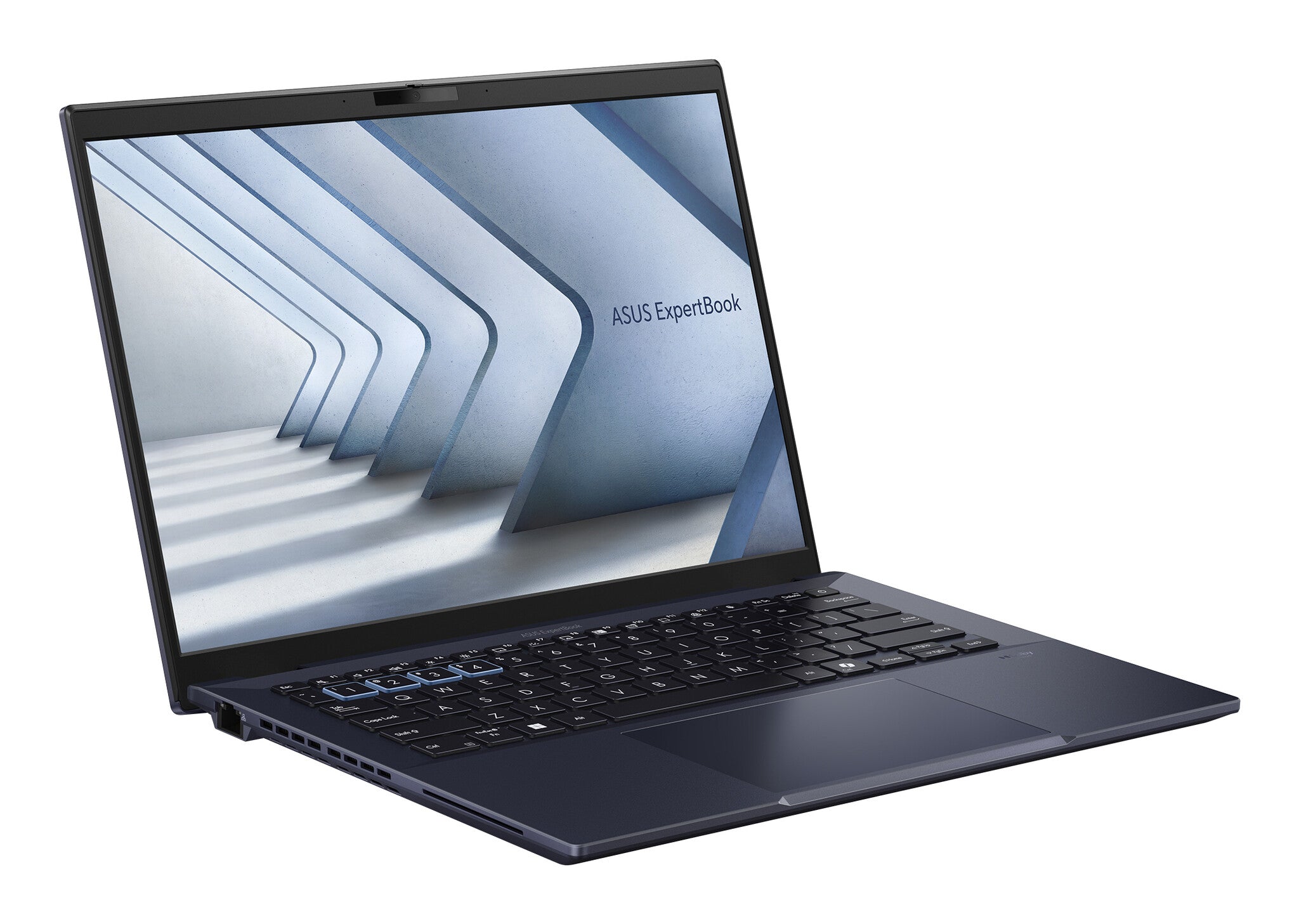 ASUS ExpertBook B5 Laptop - 35.6 cm (14") - Intel Core Ultra 7 155U - 16 GB DDR5-SDRAM - 512 GB SSD - Wi-Fi 6E - Windows 11 Pro - Black