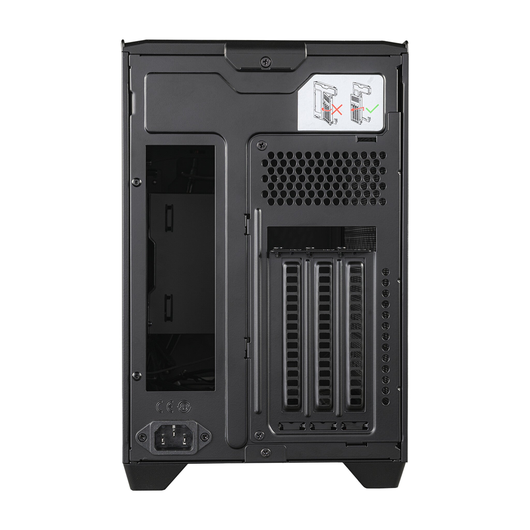 Cooler Master MasterBox NR200P V2 - Mini ITX Desktop Case in Black