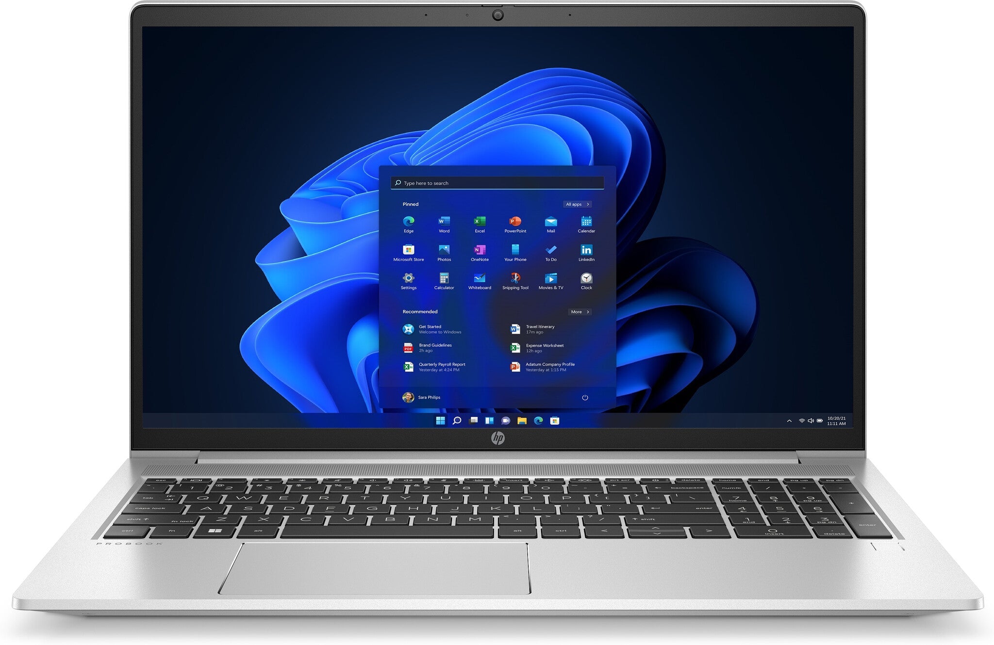 HP ProBook 450 G9 Laptop - 39.6 cm (15.6") - Intel® Core™ i7-1255U - 16 GB DDR4-SDRAM - 512 GB SSD - Wi-Fi 6 - Windows 11 Pro - Silver