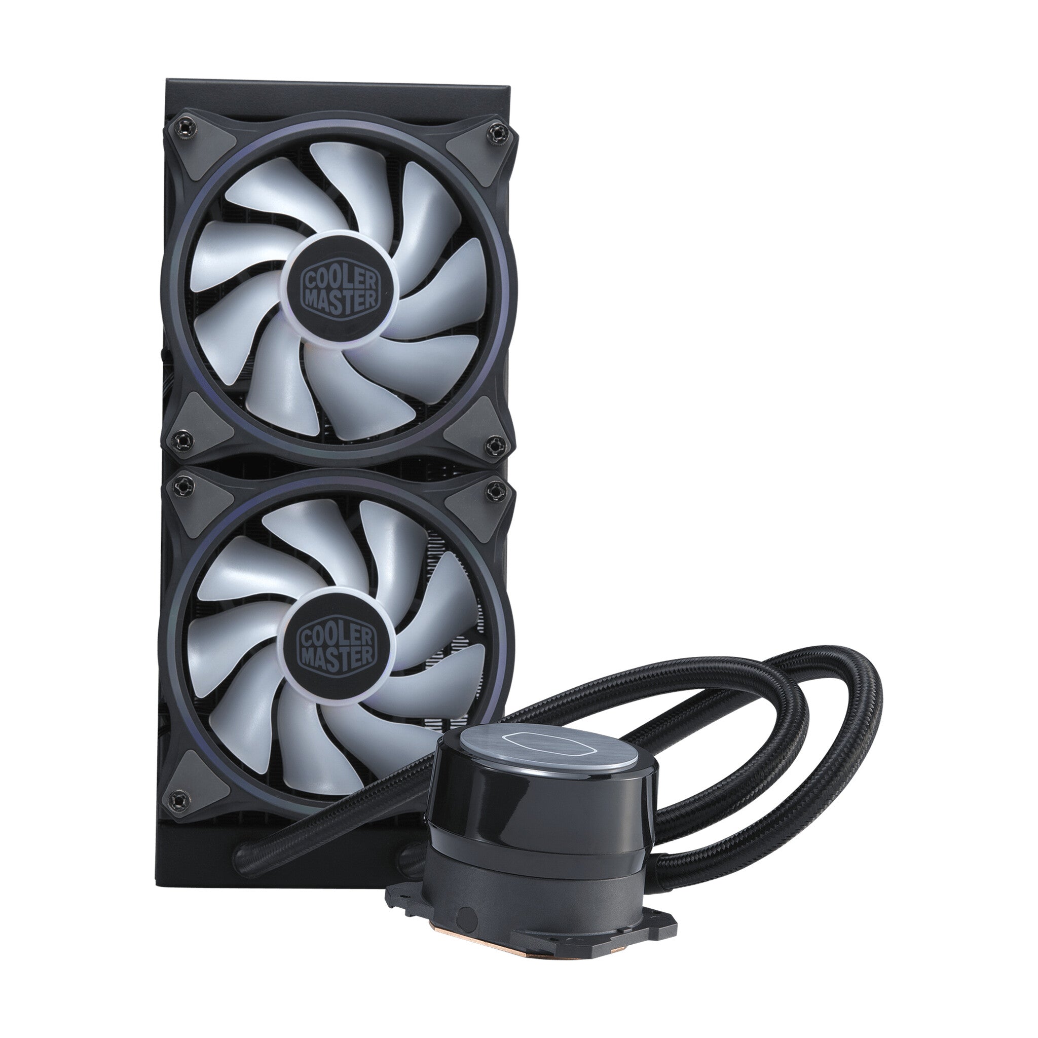 Cooler Master MasterLiquid ML240 Illusion - All-in-one Liquid CPU Cooler in Black