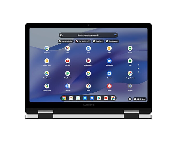 Samsung Chromebook 2 - 31.5 cm (12.4") - Touchscreen - Intel® Celeron® N4500 - 4 GB LPDDR4x-SDRAM - 128 GB eMMC - Wi-Fi 6 - ChromeOS - Silver
