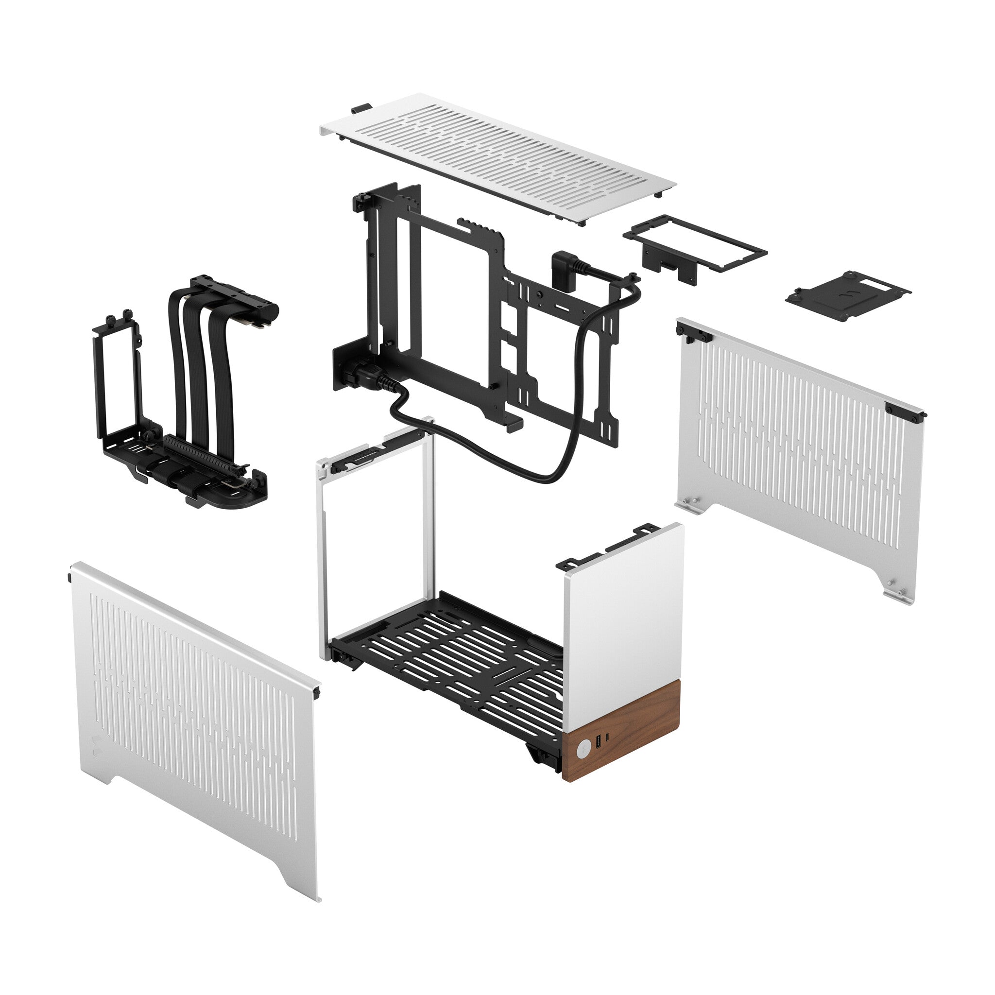 Fractal Design Terra - Mini ITX Desktop Case in Silver
