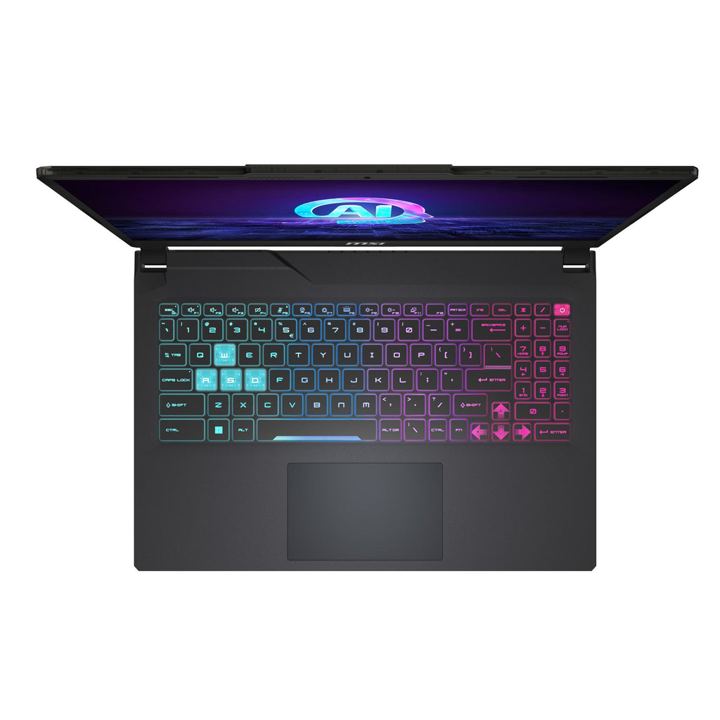 MSI Cyborg 15 AI Laptop - 39.6 cm (15.6") - Intel Core Ultra 7 155H - 16 GB DDR5-SDRAM - 512 GB SSD - NVIDIA GeForce RTX 4050 - Wi-Fi 6E - Windows 11 Home - Black
