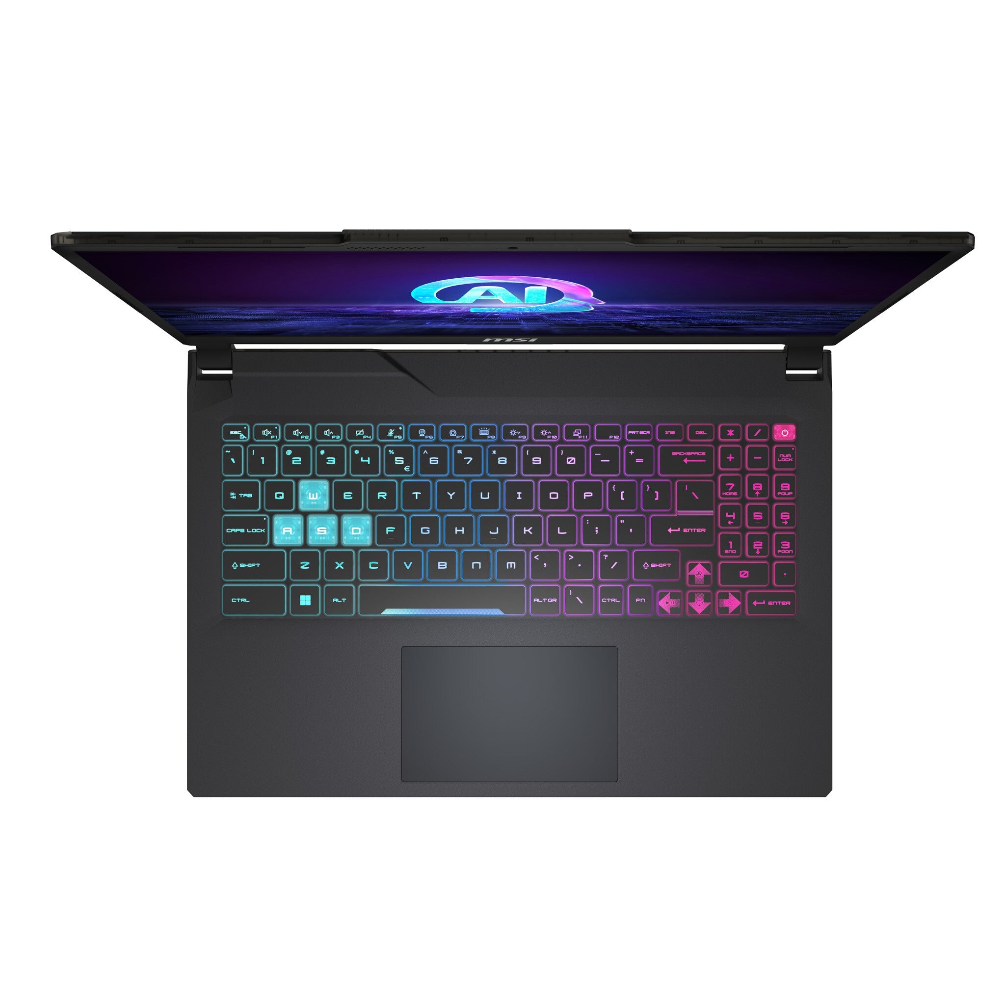 MSI Cyborg 15 AI Laptop - 39.6 cm (15.6") - Intel Core Ultra 7 155H - 16 GB DDR5-SDRAM - 512 GB SSD - NVIDIA GeForce RTX 4050 - Wi-Fi 6E - Windows 11 Home - Black
