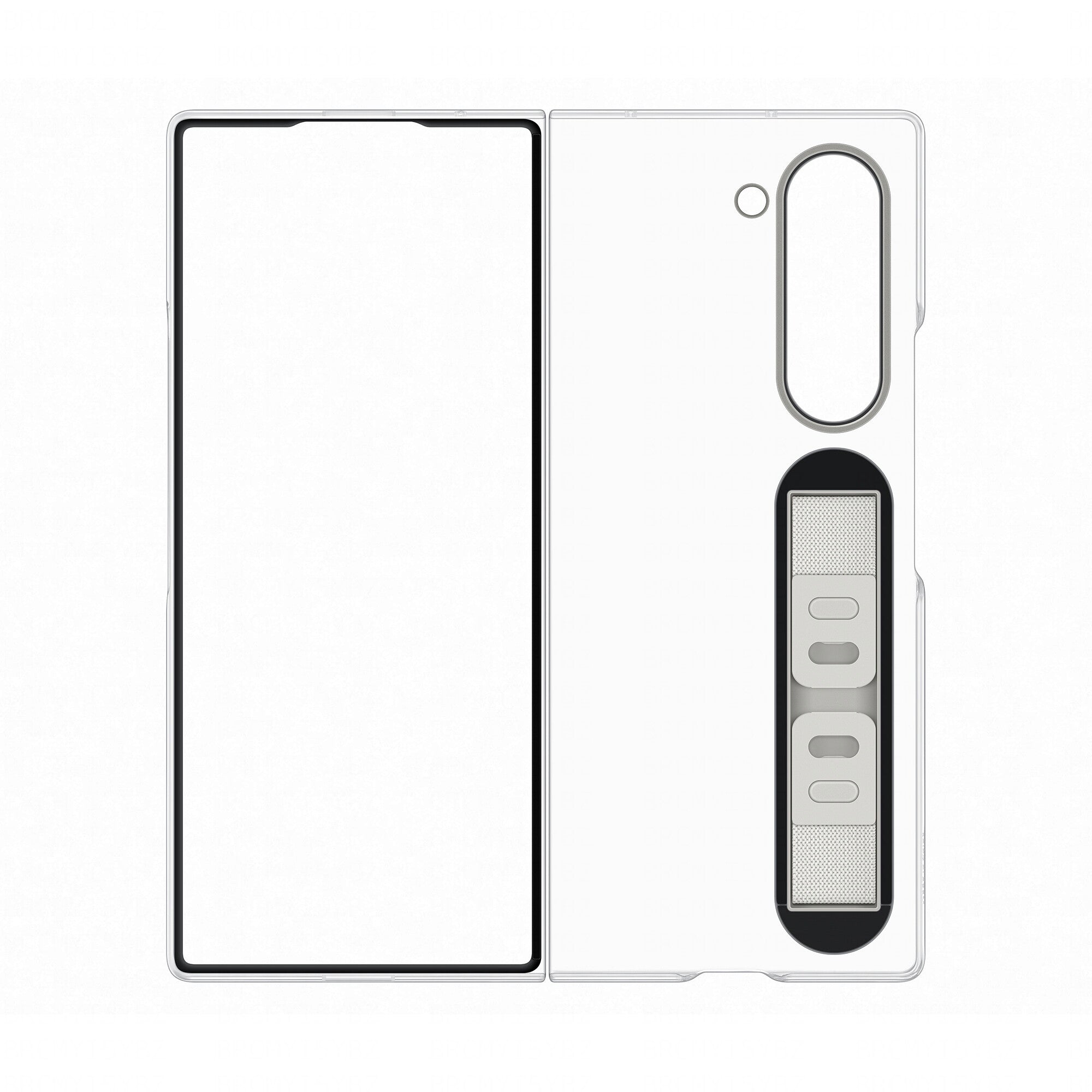 Samsung Clear Grip Case for Z Fold6 in Transparent