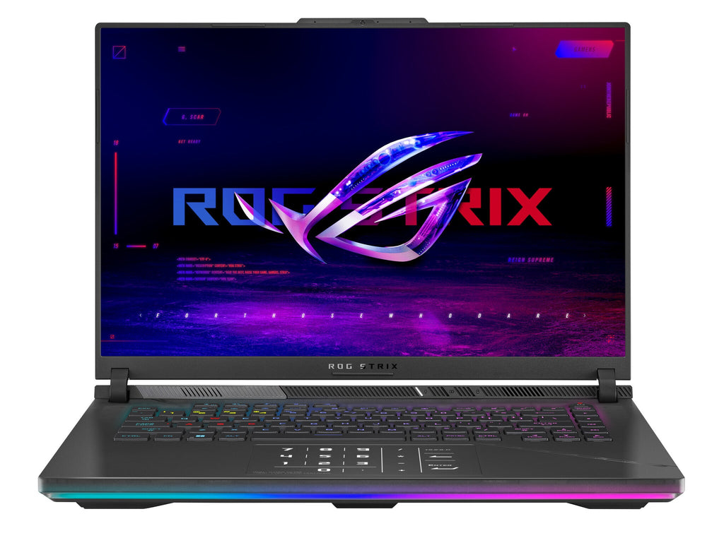 ASUS ROG Strix SCAR 16 Laptop 40.6 cm (16") -  Intel® Core™ i9-14900HX - 64 GB DDR5-SDRAM - 1 TB SSD - NVIDIA GeForce RTX 4080 - Wi-Fi 6E - Windows 11 Pro - Black