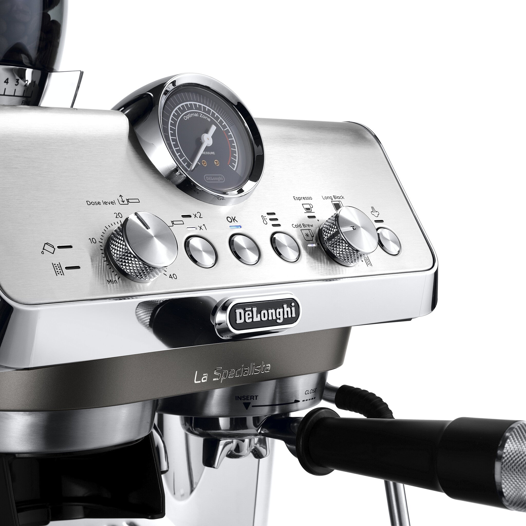 De’Longhi La Specialista Arte Evo - Manual Coffee Machine in Silver