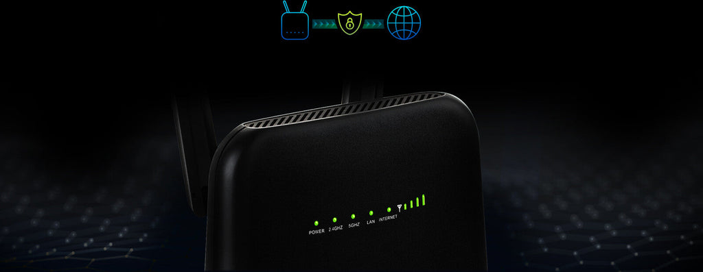 D-Link DWR‑960 -  Gigabit Ethernet Dual-band (2.4 GHz / 5 GHz) 3G wireless router in Black