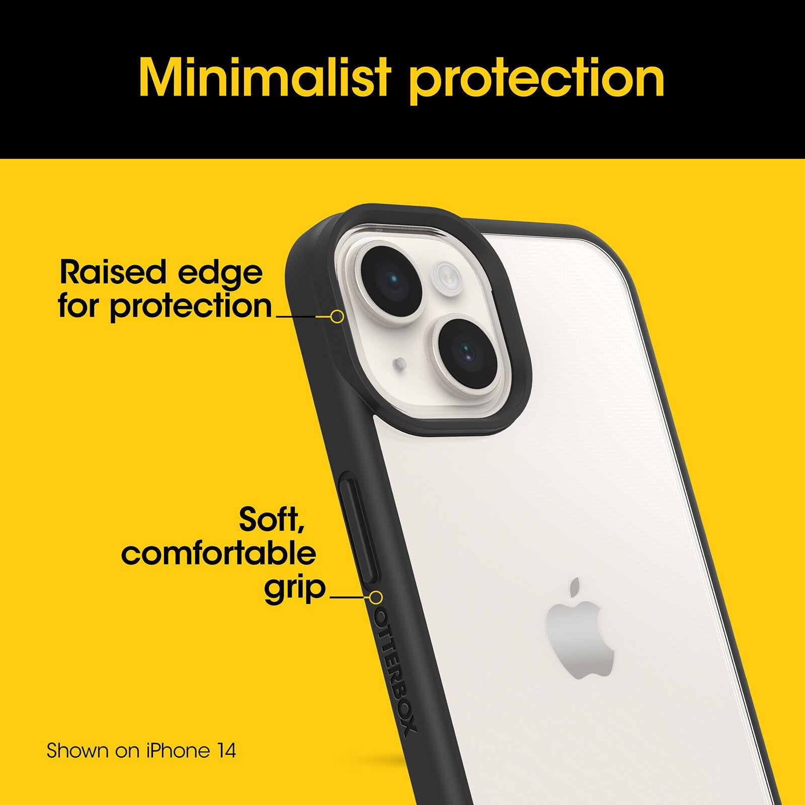 OtterBox React Series for iPhone 15 in Transparent