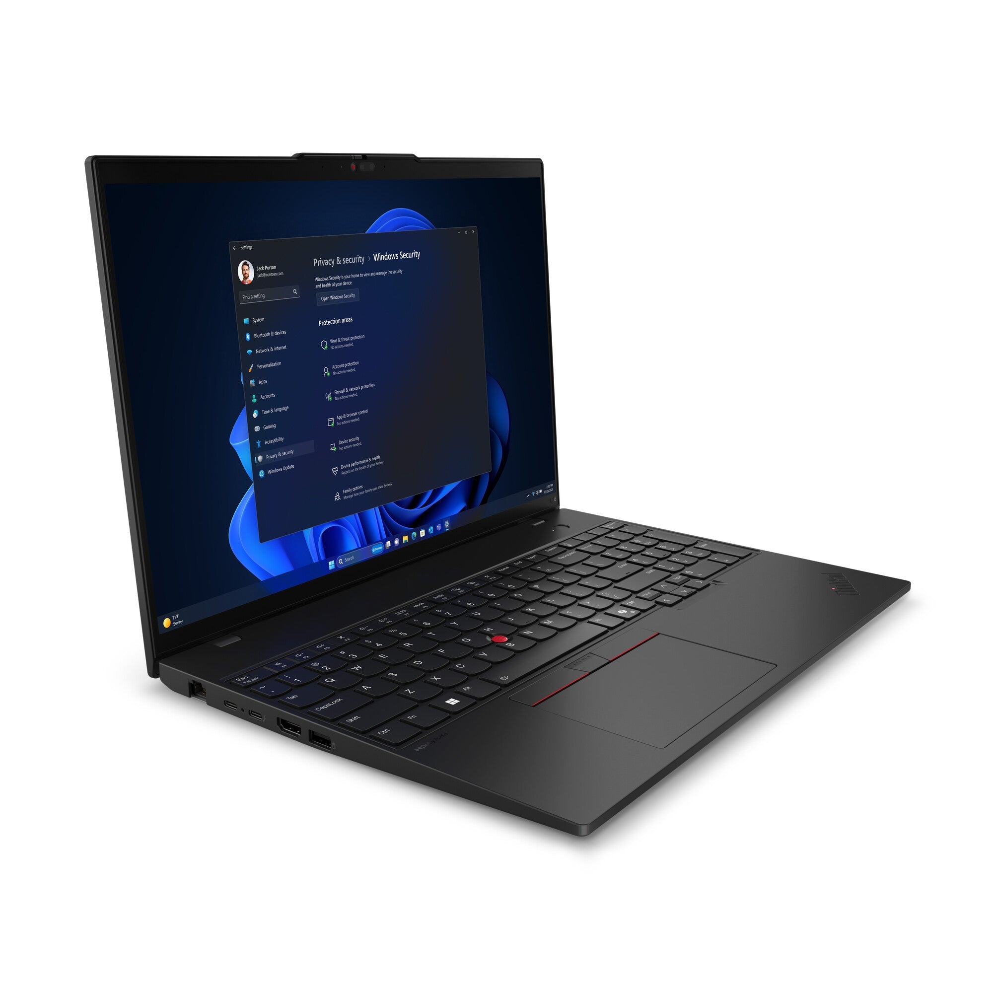 Lenovo ThinkPad L16 Laptop - 40.6 cm (16") - Intel Core Ultra 5 125U - 16 GB DDR5-SDRAM - 512 GB SSD - Wi-Fi 6E - Windows 11 Pro - Black