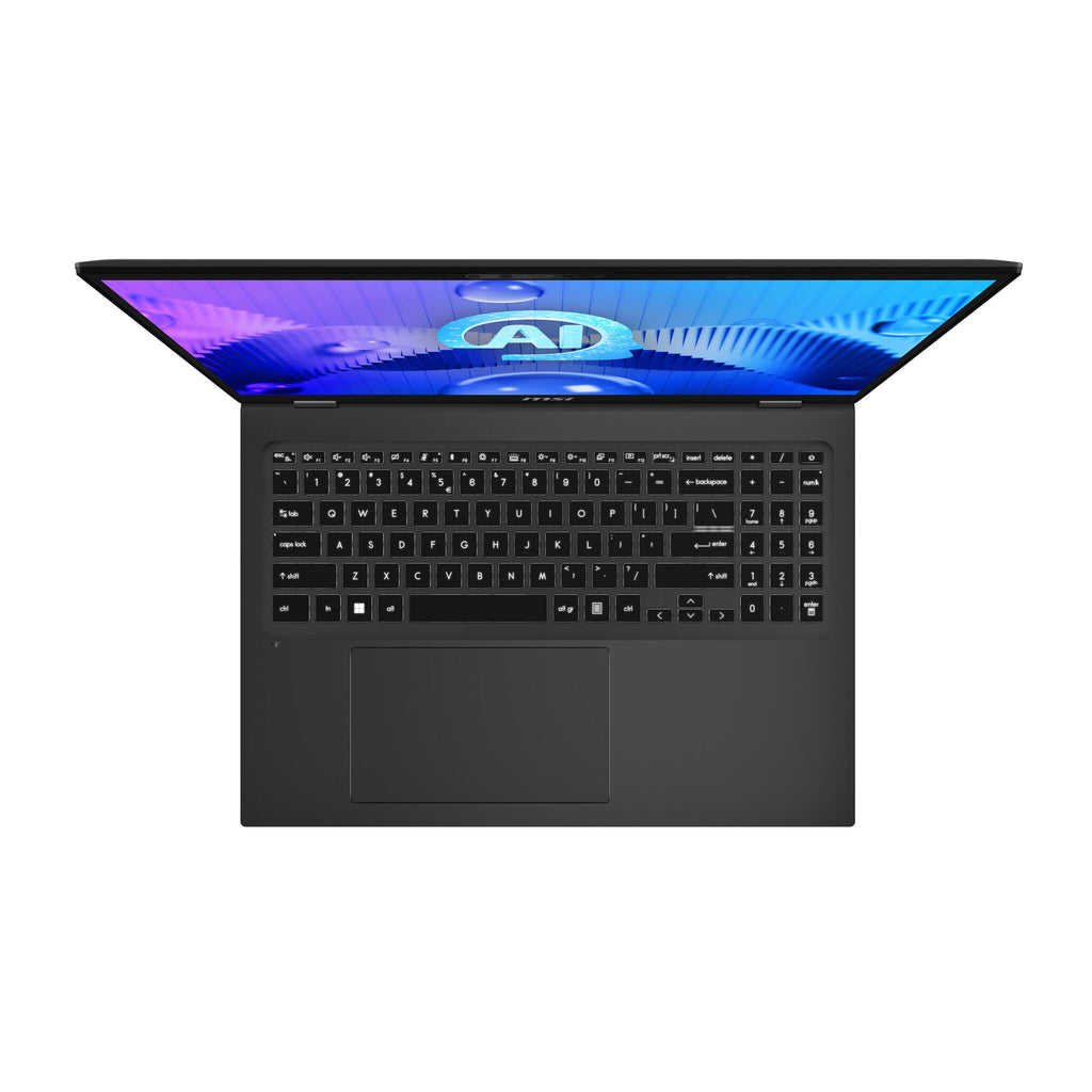 MSI Prestige 16 AI Studio Laptop - 40.6 cm (16") - Intel Core Ultra 7 155H - 32 GB LPDDR5-SDRAM - 1 TB SSD - NVIDIA GeForce RTX 4060 - Wi-Fi 7 - Windows 11 Home Advanced - Grey