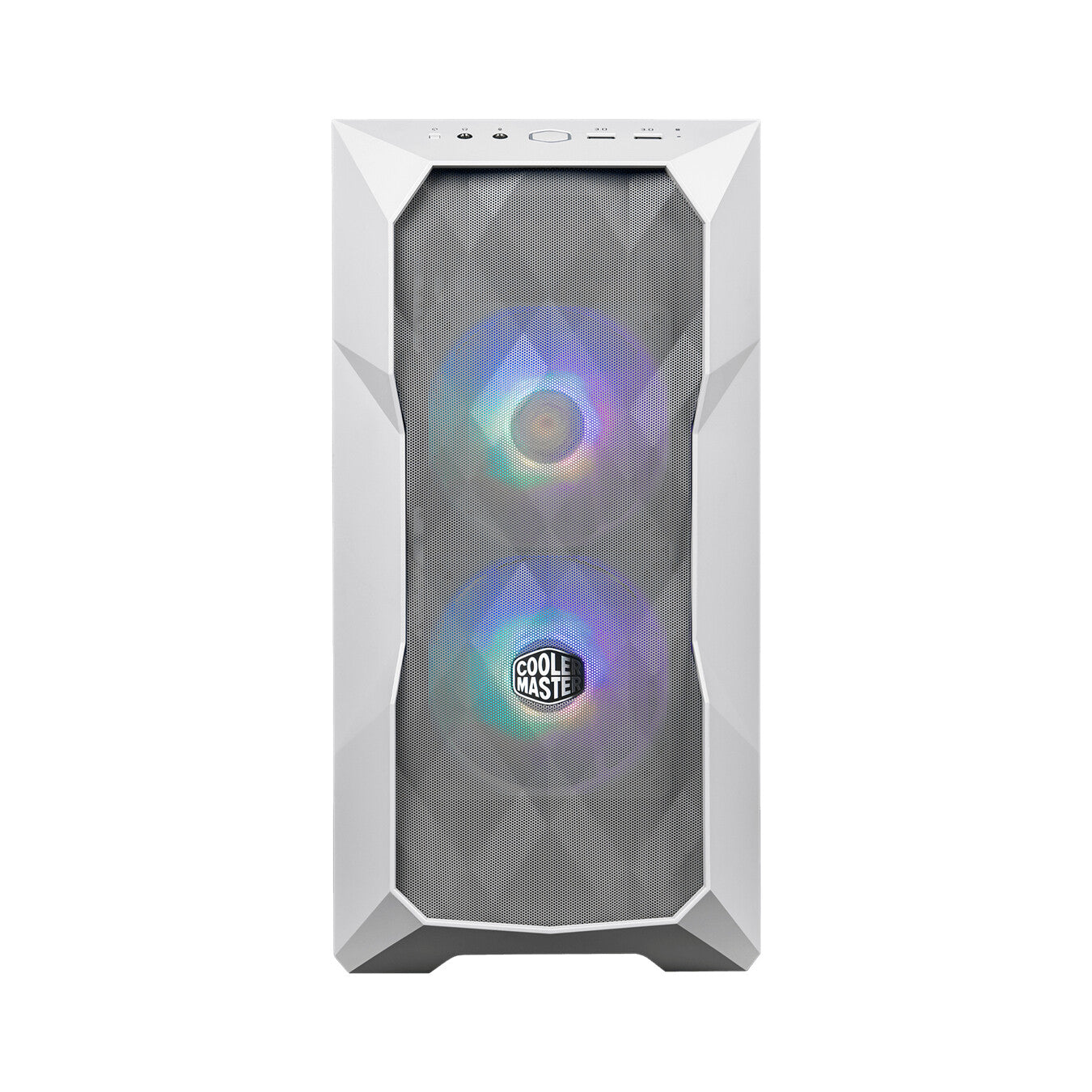 Cooler Master TD300 Mesh - MicroATX Mini Tower Case in White
