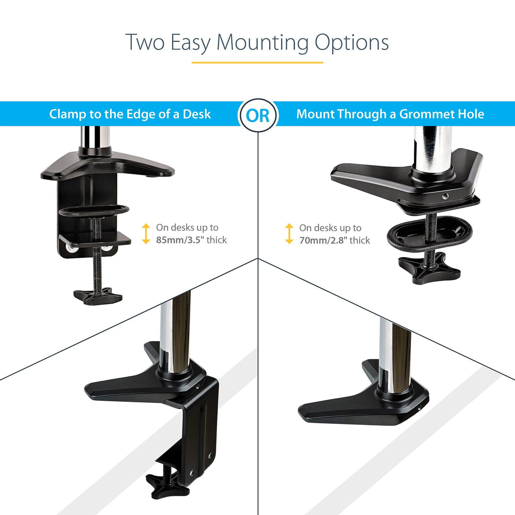 StarTech.com ARMPIVOTE2 - Desk monitor mount for 81.3 cm (32") to 124.5 cm (49")
