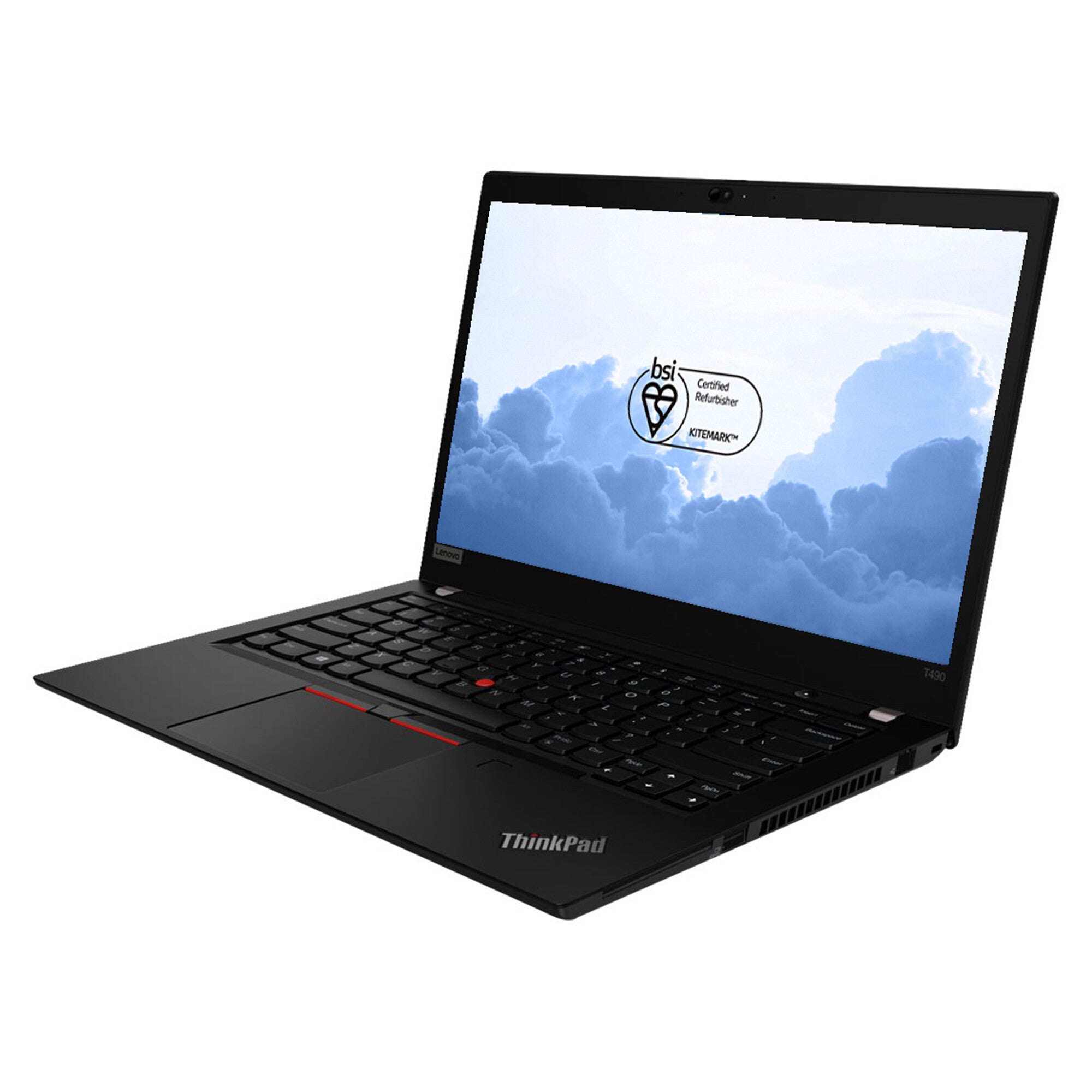 Lenovo ThinkPad T490 Laptop - 35.6 cm (14") - Intel® Core™ i7-8565U - 16 GB DDR4-SDRAM - 256 GB SSD - Wi-Fi 5 - Windows 11 Pro - Black - Refurbished