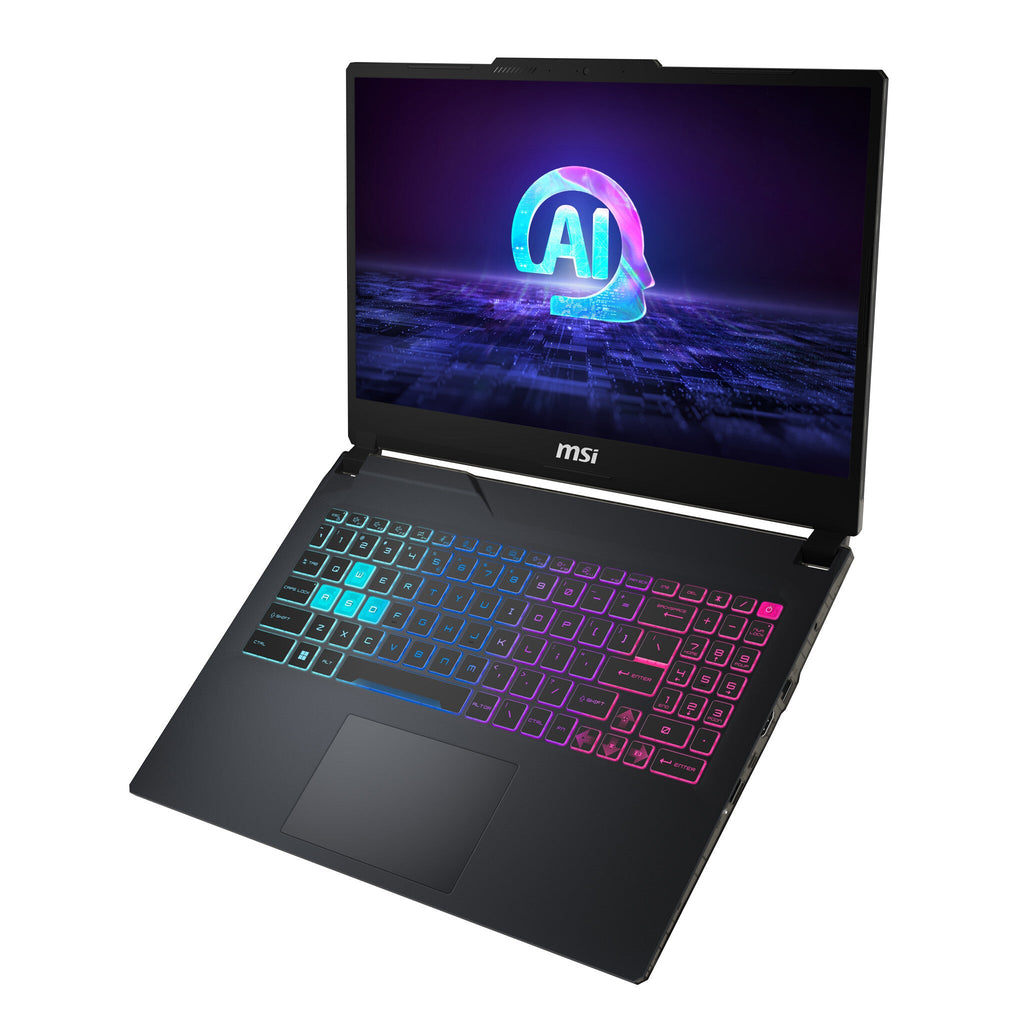 MSI Cyborg 15 AI Laptop - 39.6 cm (15.6") - Intel Core Ultra 7 155H - 16 GB DDR5-SDRAM - 512 GB SSD - NVIDIA GeForce RTX 4050 - Wi-Fi 6E - Windows 11 Home - Black