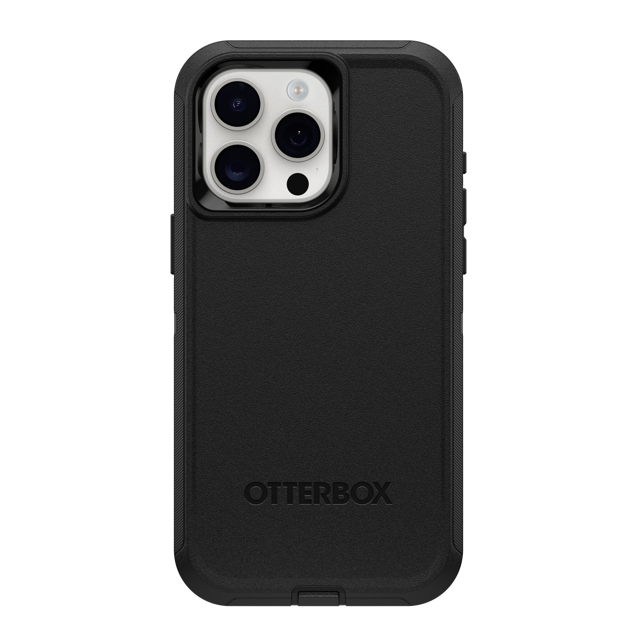 OtterBox Defender Series for iPhone 15 Pro Max in Black - No Packaging