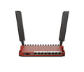 Mikrotik L009UiGS-2HaxD-IN - Gigabit Ethernet Single-band (2.4 GHz) wireless router in Red