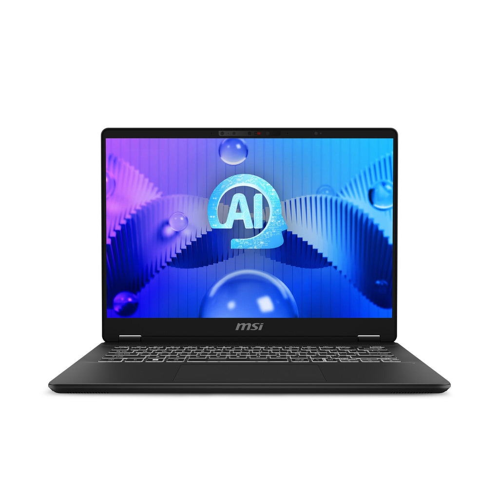 MSI Prestige 14 AI Studio Laptop - 35.6 cm (14") - Intel Core Ultra 7 155H - 32 GB DDR5-SDRAM - 1 TB SSD - NVIDIA GeForce RTX 4050 - Wi-Fi 7 - Windows 11 Pro - Grey
