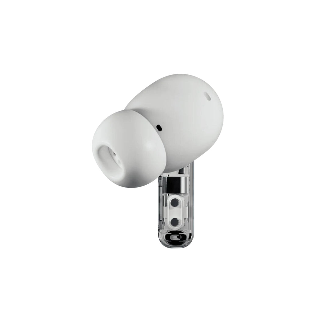 Nothing Ear (a) - True Wireless Stereo (TWS) In-ear Bluetooth Earbuds in Transparent / White