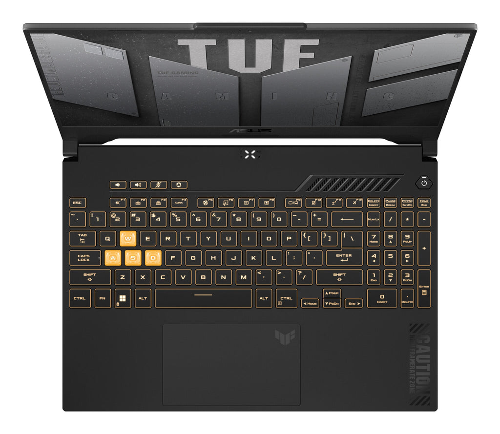 ASUS TUF Gaming F15 Laptop - 39.6 cm (15.6") - Intel® Core™ i7-13620H - 16 GB DDR5-SDRAM - 512 GB SSD - NVIDIA GeForce RTX 4050 - Wi-Fi 6 - Windows 11 Home - Black / Grey