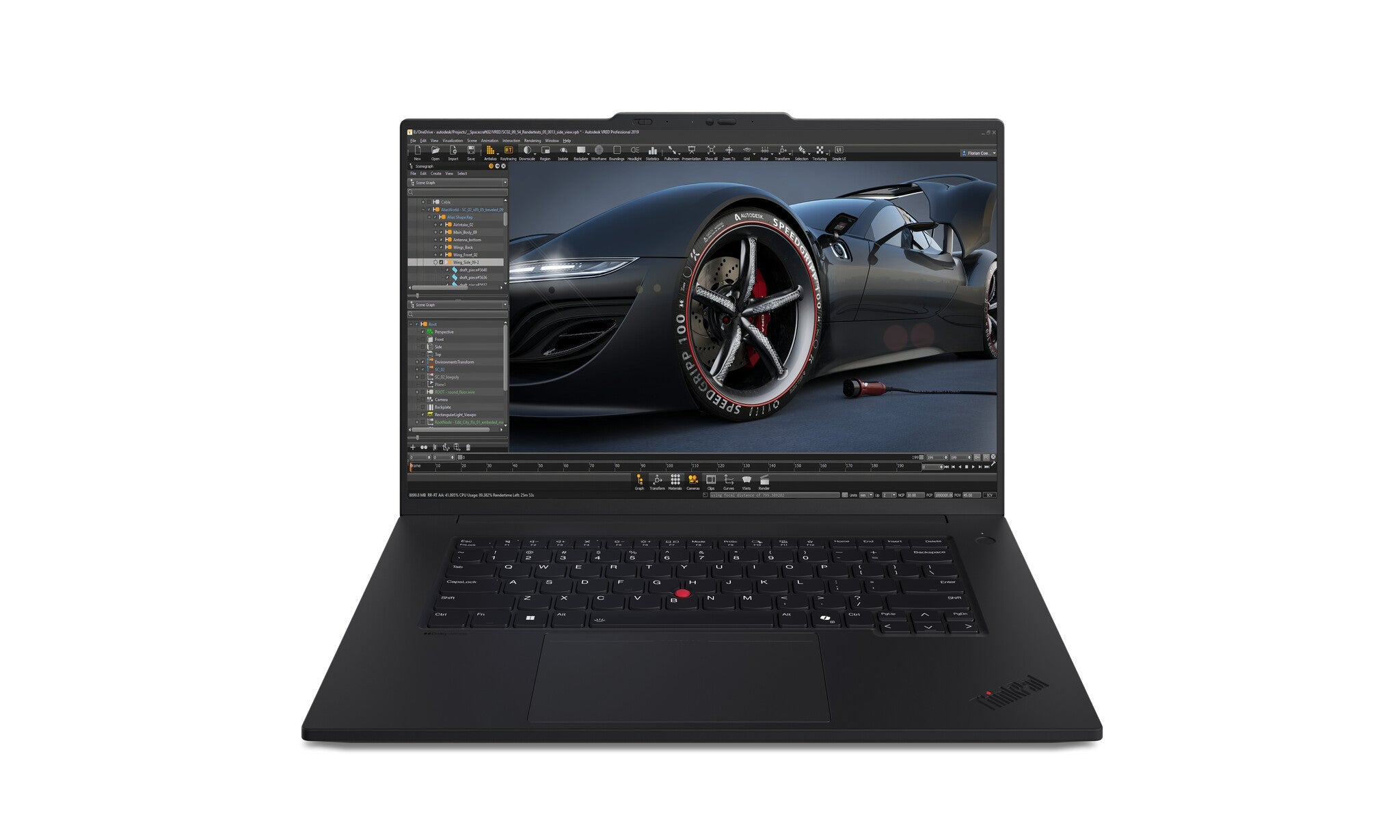 Lenovo ThinkPad P1 (Gen 7) Laptop - 40.6 cm (16") - Intel Core Ultra 7 155H - 32 GB LPDDR5x-SDRAM - 1 TB SSD - NVIDIA GeForce RTX 4060 - Wi-Fi 7 - Windows 11 Pro - Black