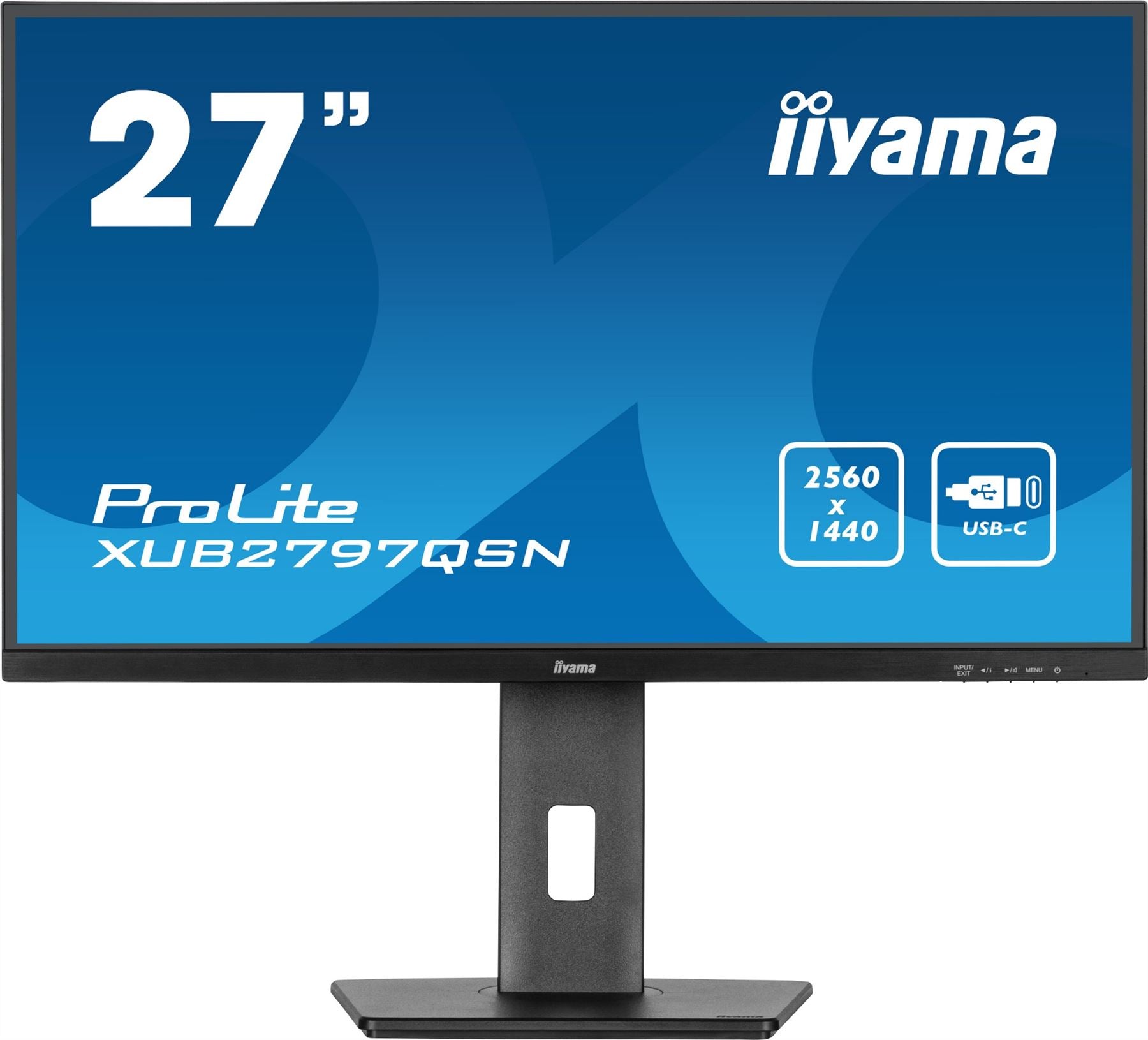 iiyama ProLite XUB2797QSN-B2 - 68.6 cm (27") - 2560 x 1440 pixels 2K UHD LED Monitor
