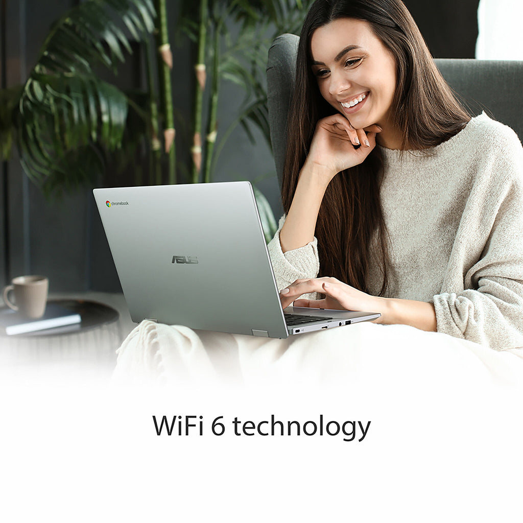 ASUS Chromebook - 35.6 cm (14") - Intel® Pentium® Silver N6000 - 4 GB LPDDR4x-SDRAM - 128 GB eMMC - Wi-Fi 6 - ChromeOS - Silver