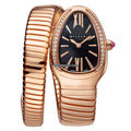 Bvlgari Serpenti 101815 Black Dial Rose Gold