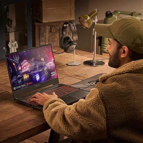 ASUS TUF Gaming Laptop - 40.6 cm (16") - Intel® Core™ i7-13620H - 16 GB DDR5-SDRAM - 512 GB SSD - NVIDIA GeForce RTX 4050 - Wi-Fi 6 - Windows 11 Home - Black/ Grey