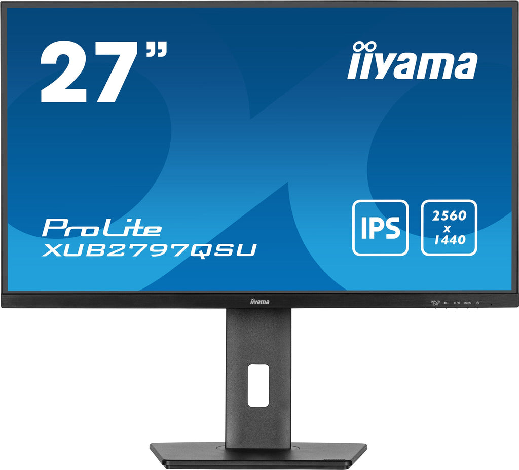 iiyama ProLite XUB2797QSU-B1 - 61 cm (24") - 2560 x 1440 pixels Wide Quad HD LED Monitor