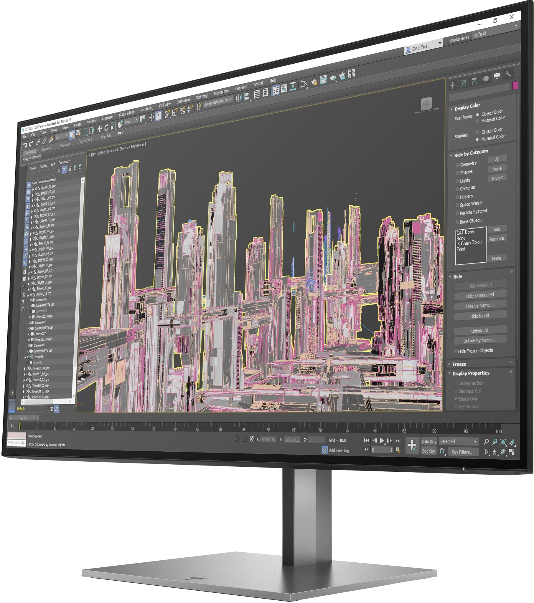 HP Z27U G3 - 68.6 cm (27") - 2560 x 1440 pixels Quad HD Monitor