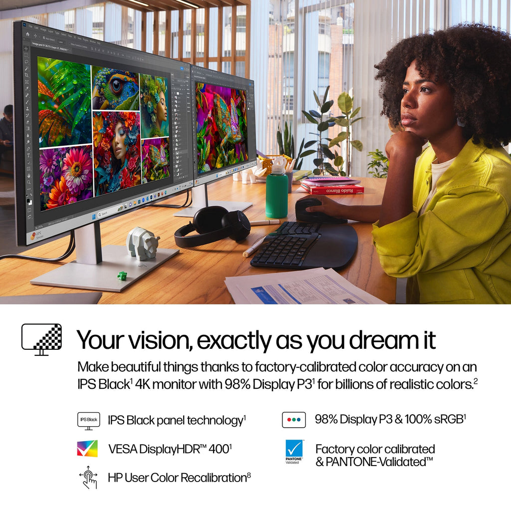 HP Series 7 Pro 727PK - 68.6 cm (27") - 3840 x 2160 pixels 4K Ultra HD LED Monitor