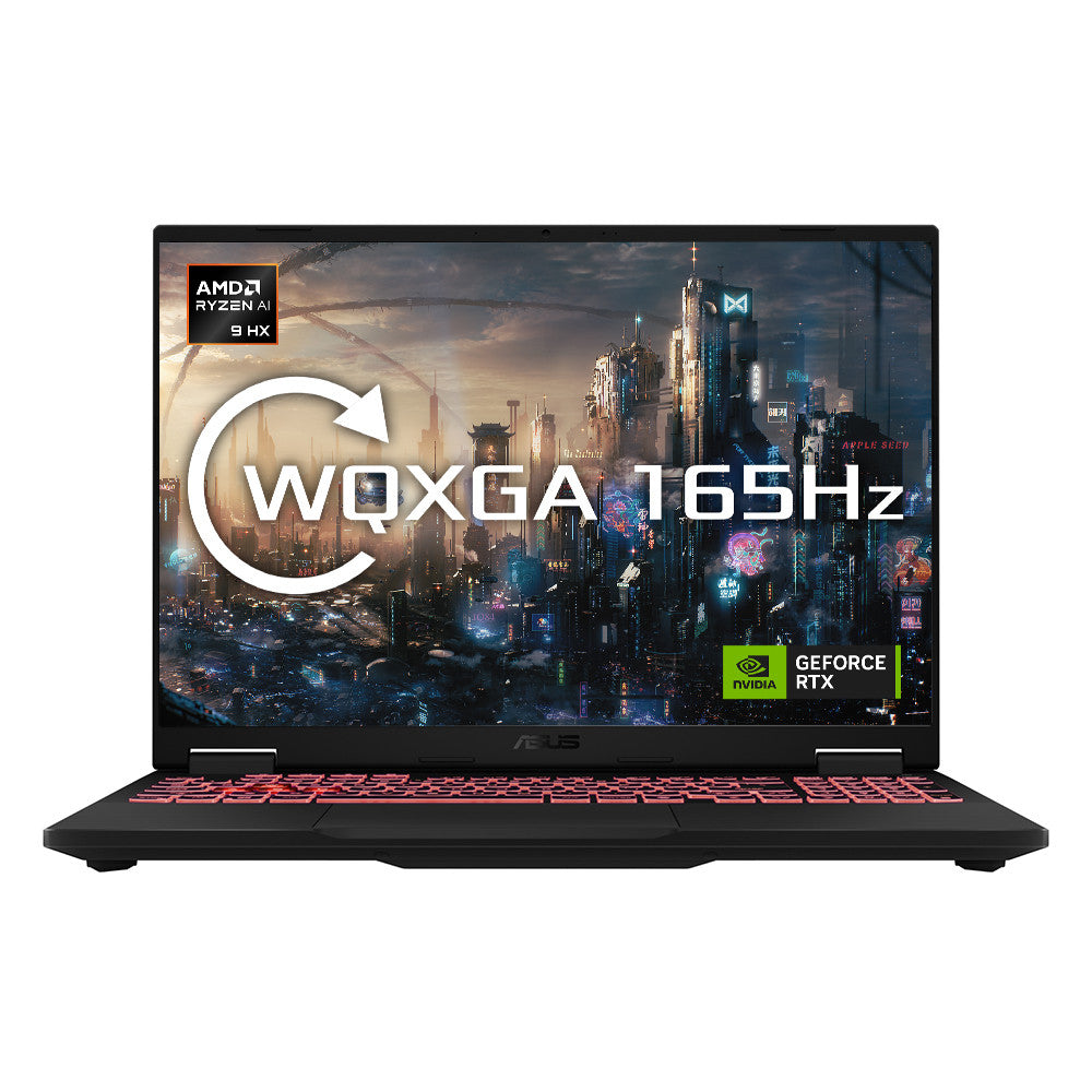 ASUS TUF Gaming A16 Laptop - 40.6 cm (16") - AMD Ryzen AI 9 370 - 32 GB LPDDR5x-SDRAM - 2 TB SSD - NVIDIA GeForce RTX 4070 - Wi-Fi 6E - Windows 11 Home - Black