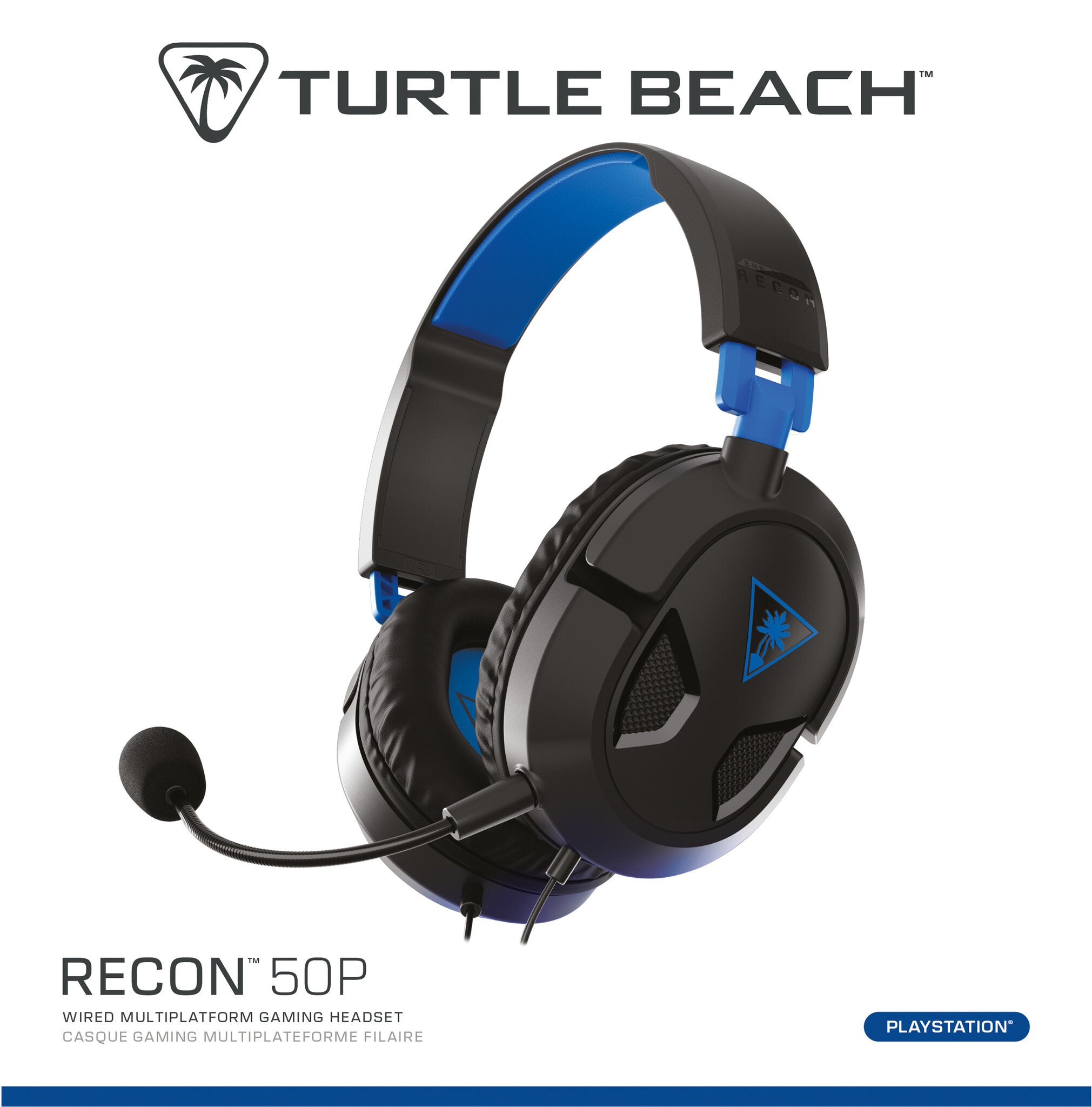 Turtle Beach Recon 50 - Wired Gaming Headset in Black / Blue