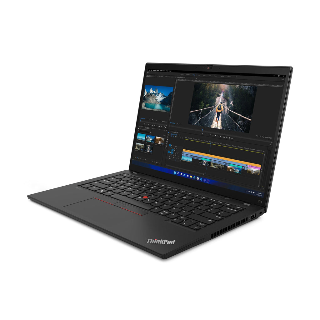 Lenovo ThinkPad T14 Gen 3 Laptop - 35.6 cm (14") - Intel® Core™ i7-1255U - 16 GB DDR4-SDRAM - 512 GB SSD - Wi-Fi 6E - Windows 11 Pro - Black