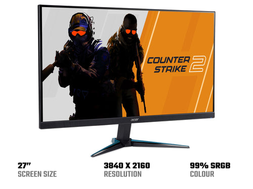 Acer Nitro VG270KL - 68.6 cm (27") - 3840 x 2160 pixels 4K UHD LCD Gaming Monitor