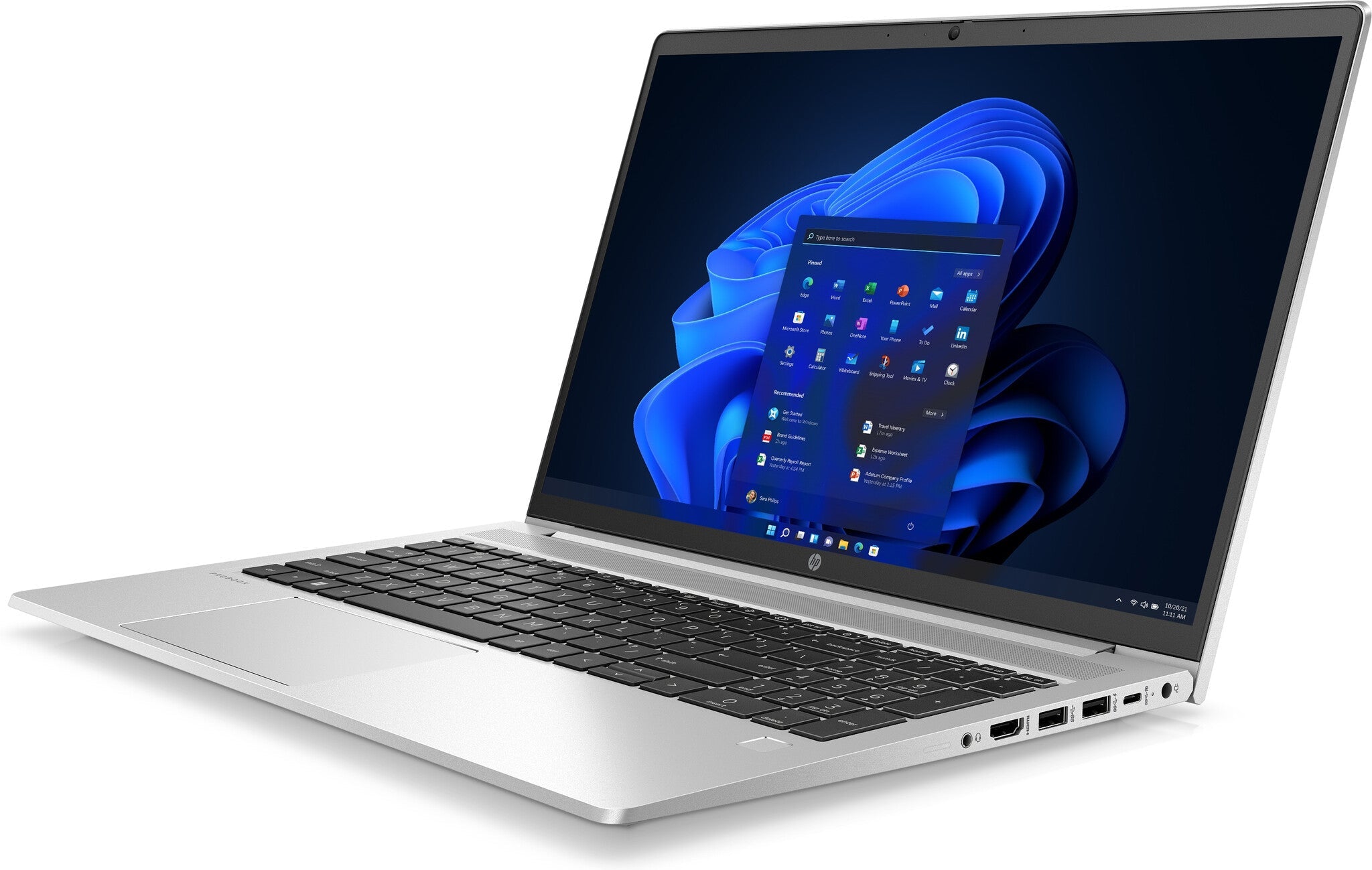 HP ProBook 450 G9 Laptop - 39.6 cm (15.6") - Intel® Core™ i7-1255U - 16 GB DDR4-SDRAM - 512 GB SSD - Wi-Fi 6 - Windows 11 Pro - Silver
